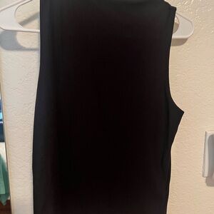 Tahari Black Sleeveless Tank Top